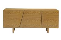 Mesa para TV con textura de madera natural
